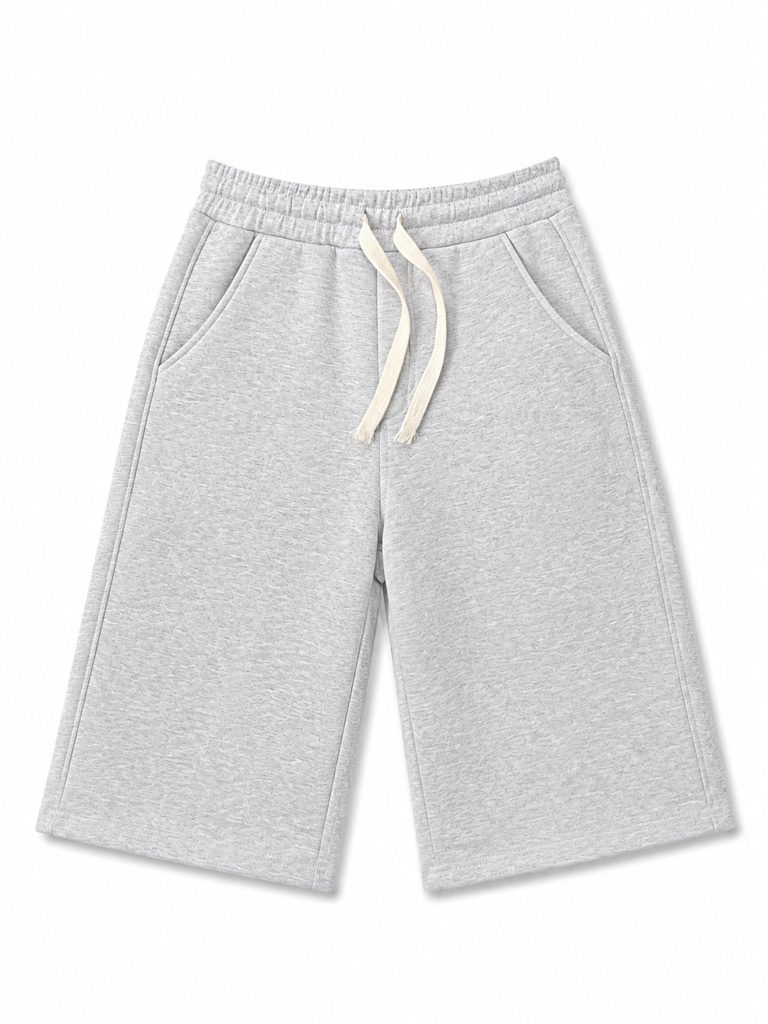 Short long simple Gris Chiné