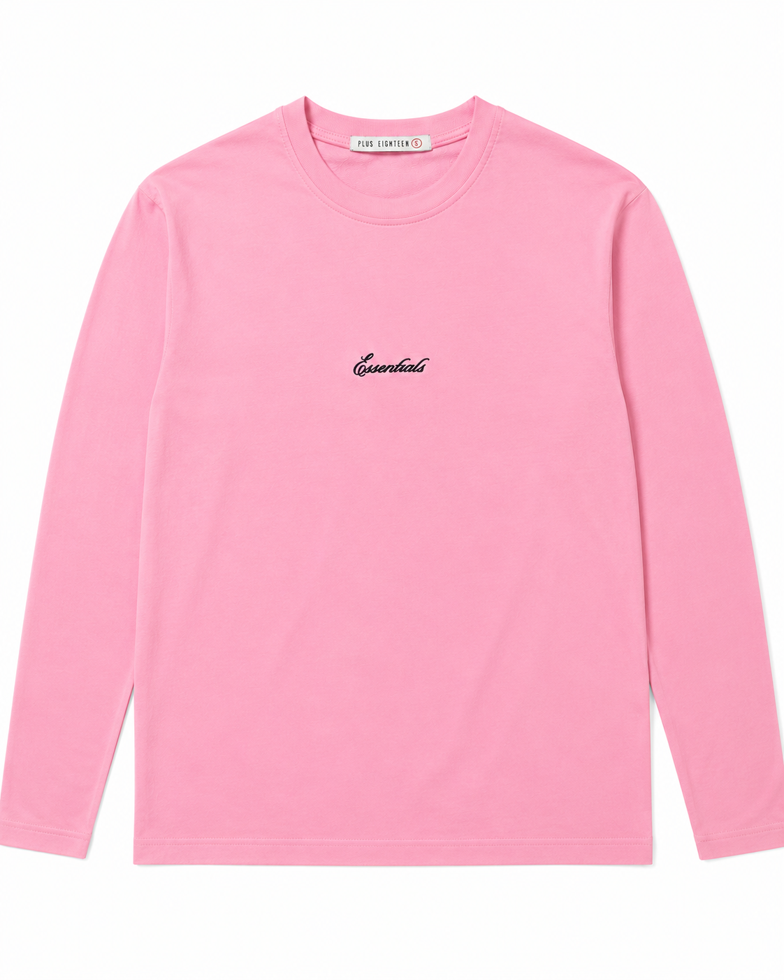 T-Shirt ESSENTIALS - Manche Longue Rose bonbon