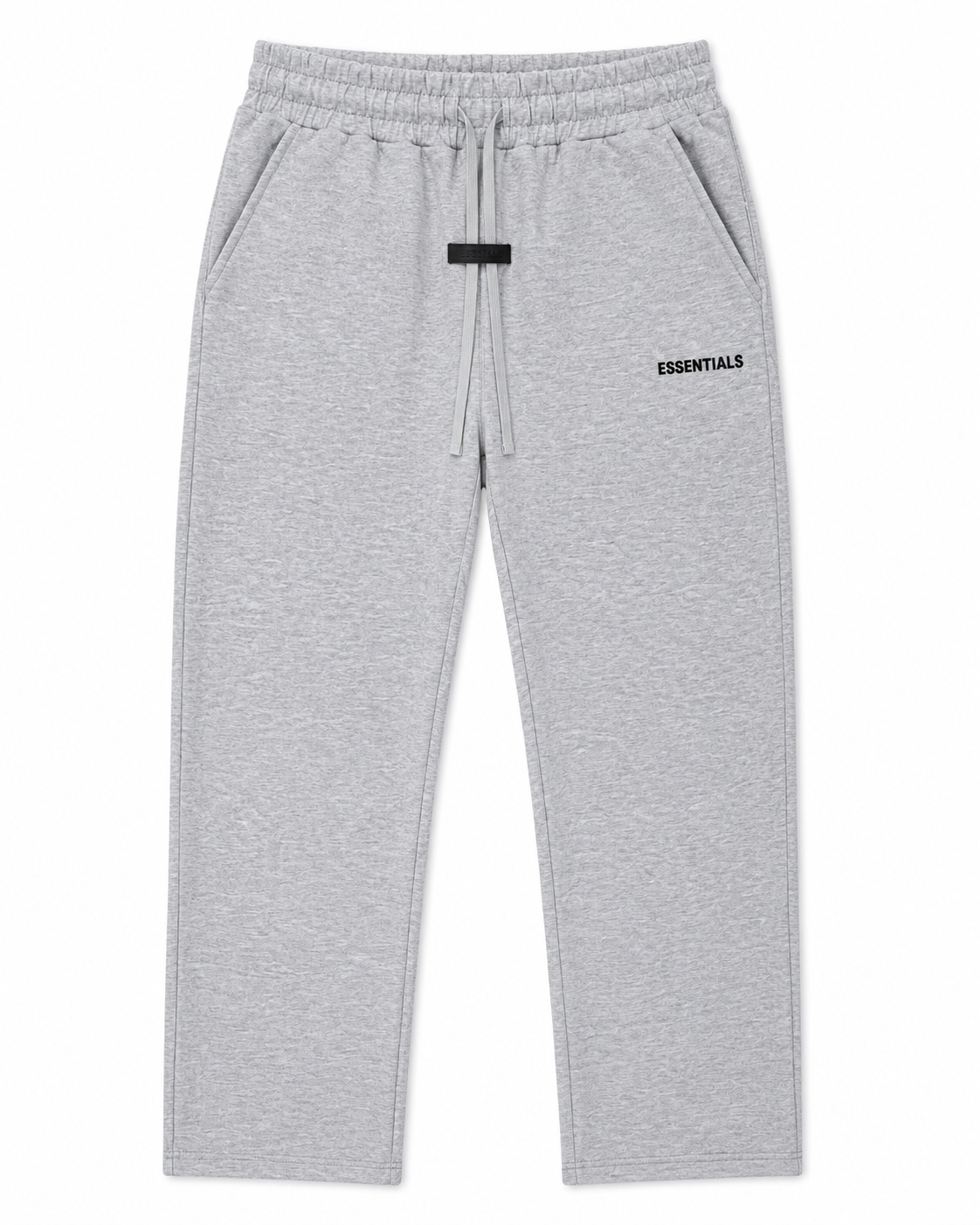Ensemble ESSENTIALS - T-shirt Manche Longue & Jogging Gris chiné
