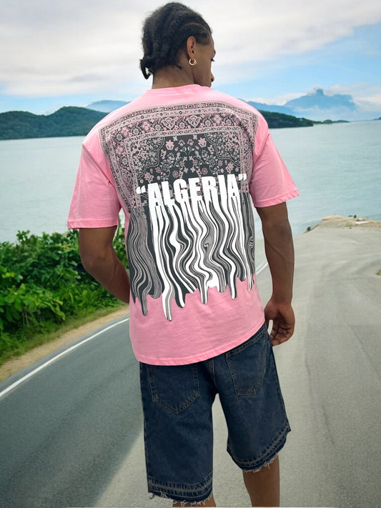 T-shirt Algeria Tapis - Rose