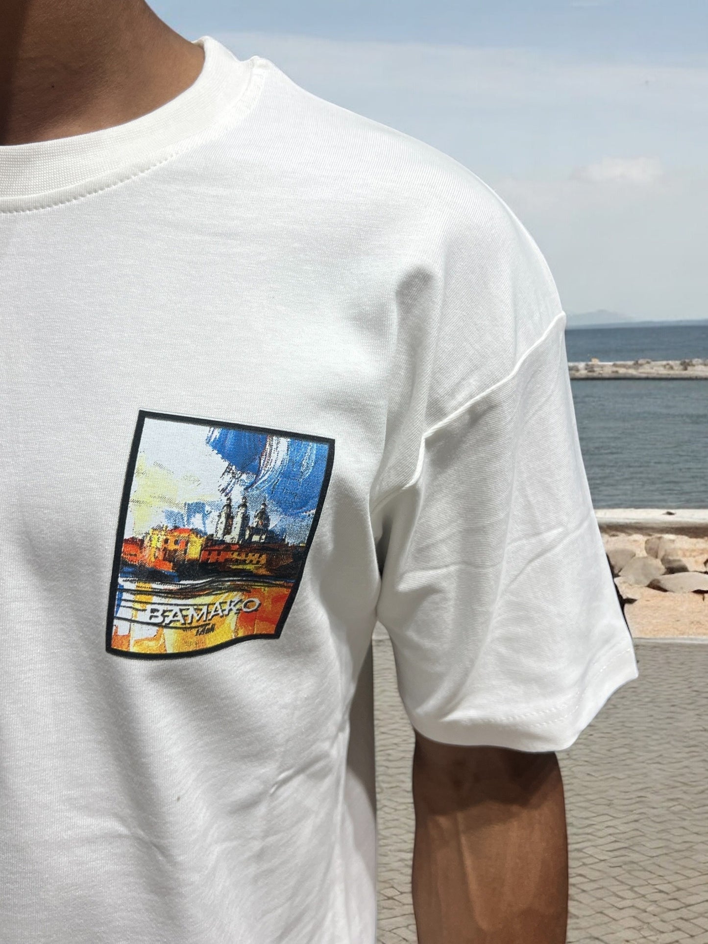 T-shirt ‘’Mali - Bamako ‘’ 🇲🇱 - Blanc