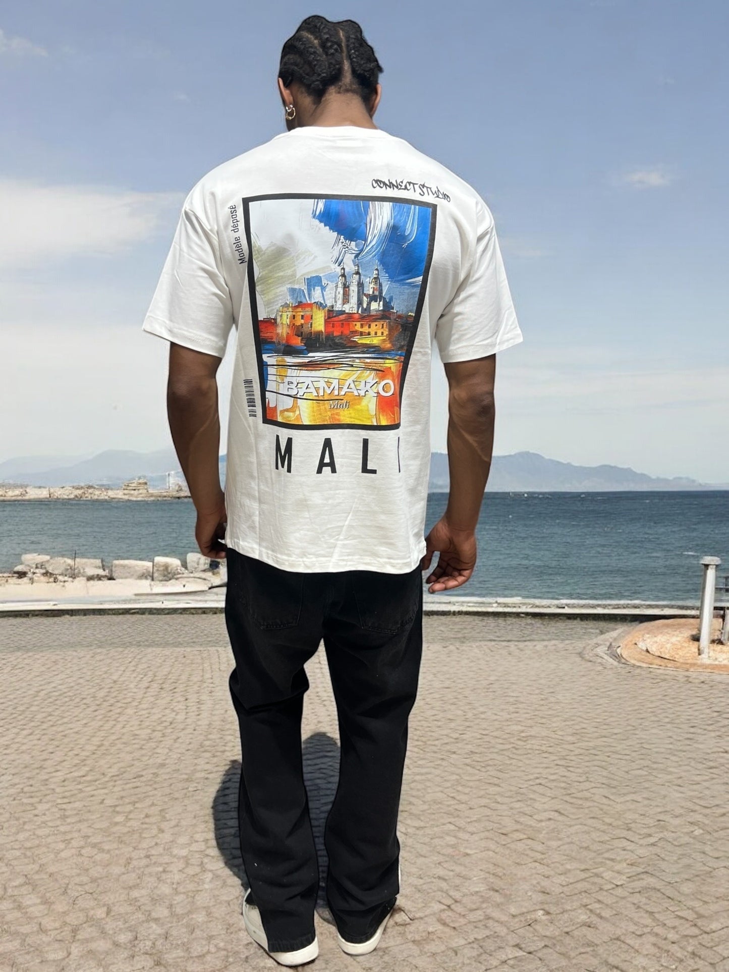 T-shirt ‘’Mali - Bamako ‘’ 🇲🇱 - Blanc