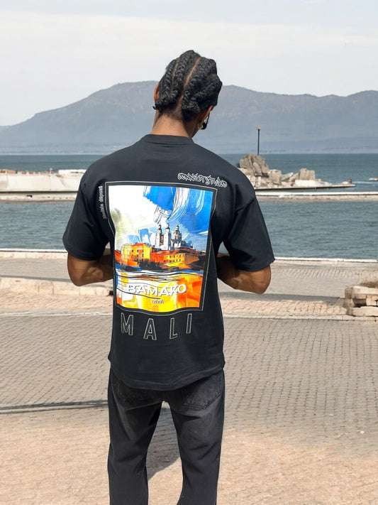 T-shirt ‘’Mali - Bamako ‘’ 🇲🇱 - Noir