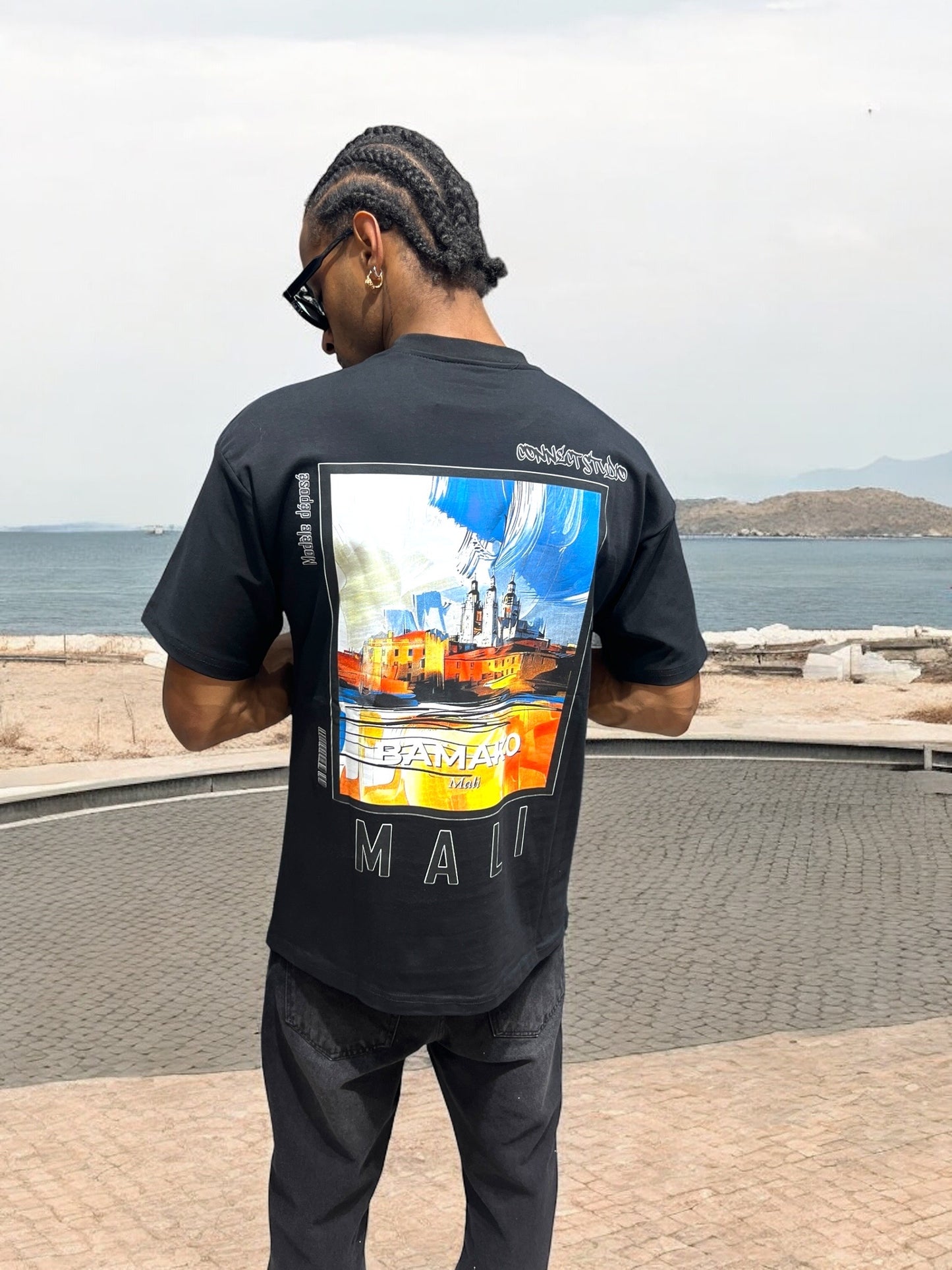 T-shirt ‘’Mali - Bamako ‘’ 🇲🇱 - Noir