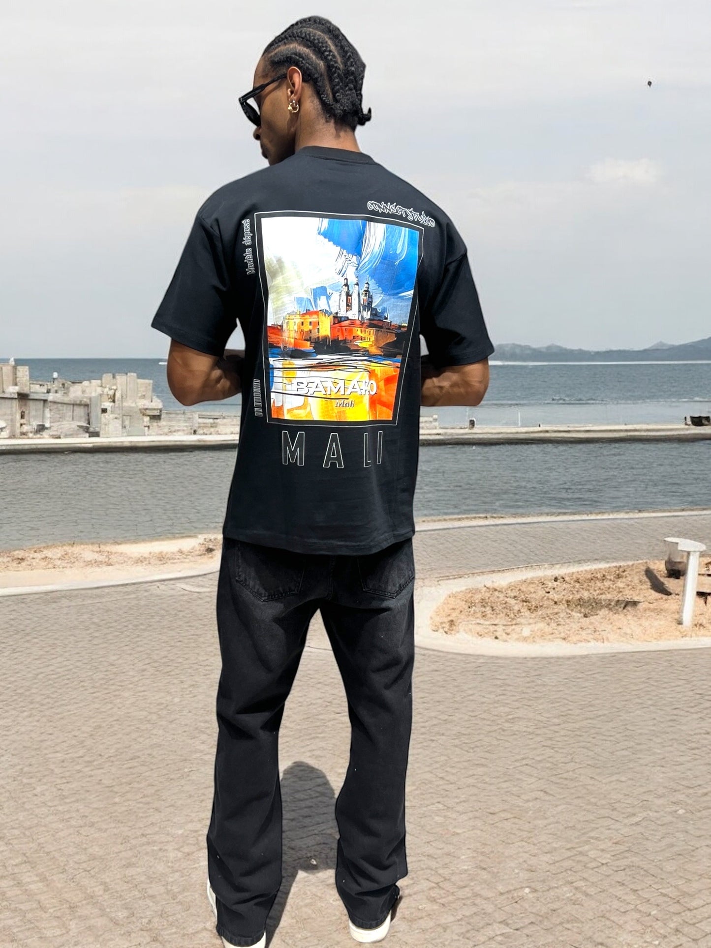 T-shirt ‘’Mali - Bamako ‘’ 🇲🇱 - Noir