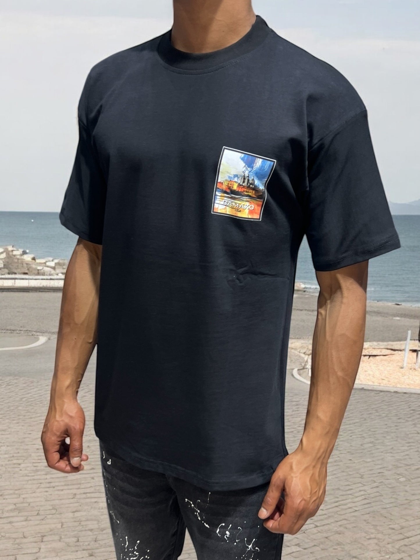 T-shirt ‘’Mali - Bamako ‘’ 🇲🇱 - Noir