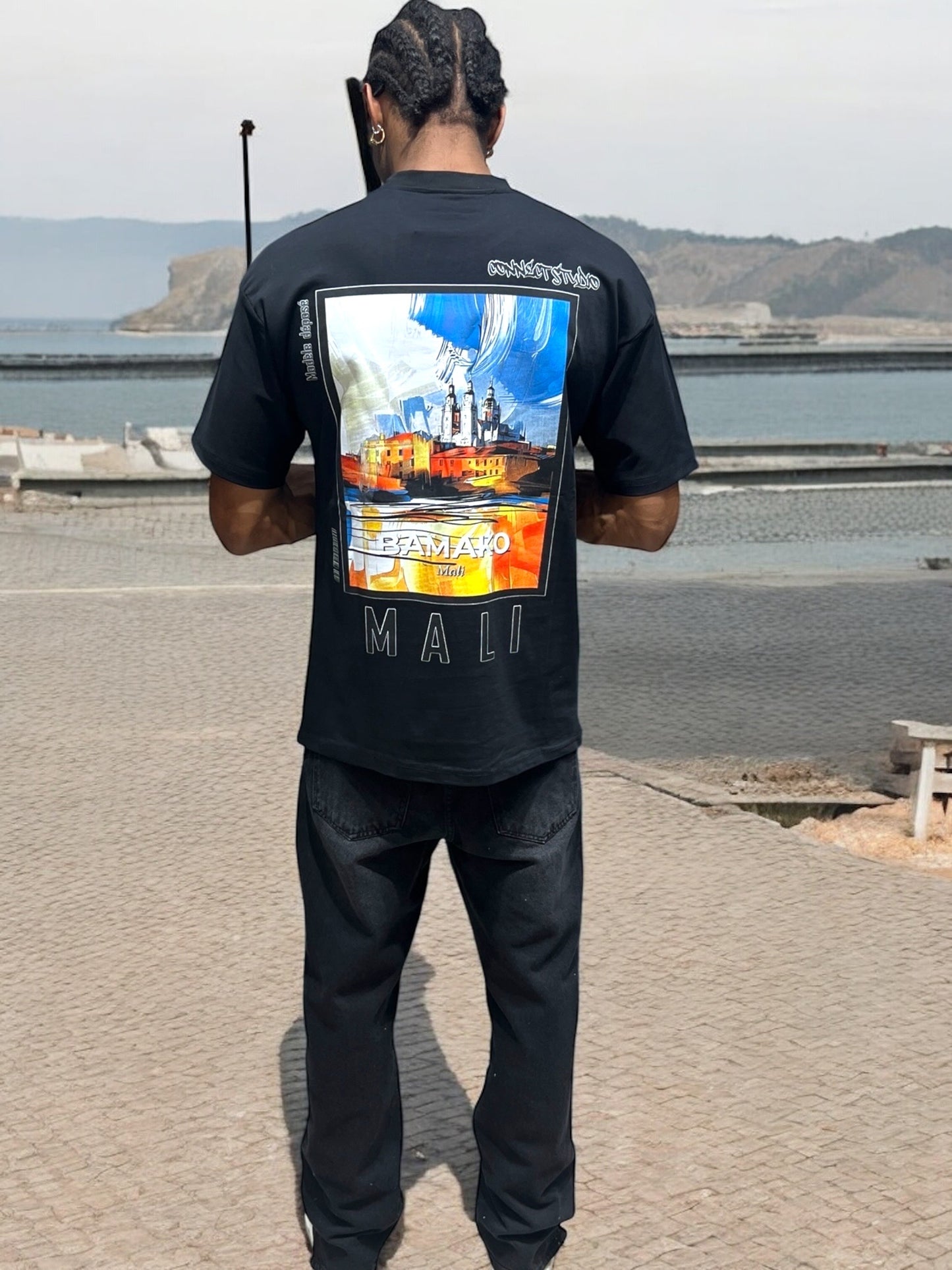 T-shirt ‘’Mali - Bamako ‘’ 🇲🇱 - Noir