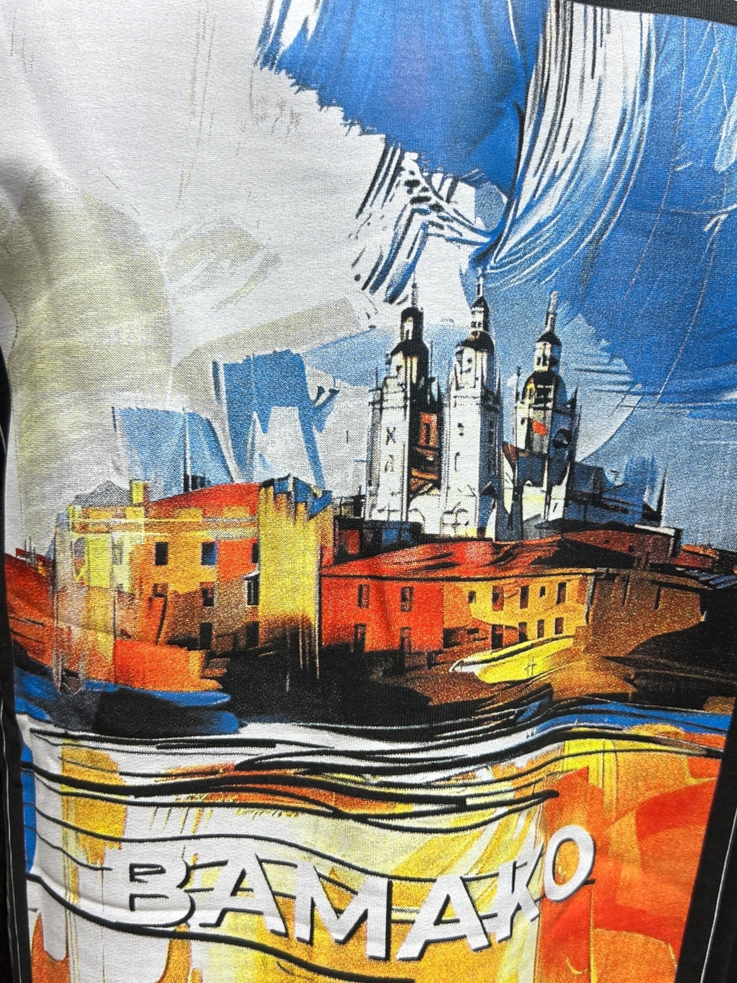 T-shirt ‘’Mali - Bamako ‘’ 🇲🇱 - Noir