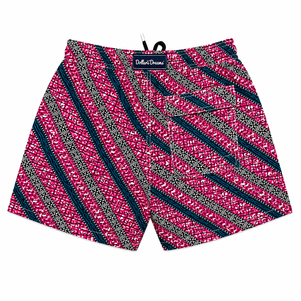 Dollars & Dreams Paris – Short de Bain Pink Riviera Wax