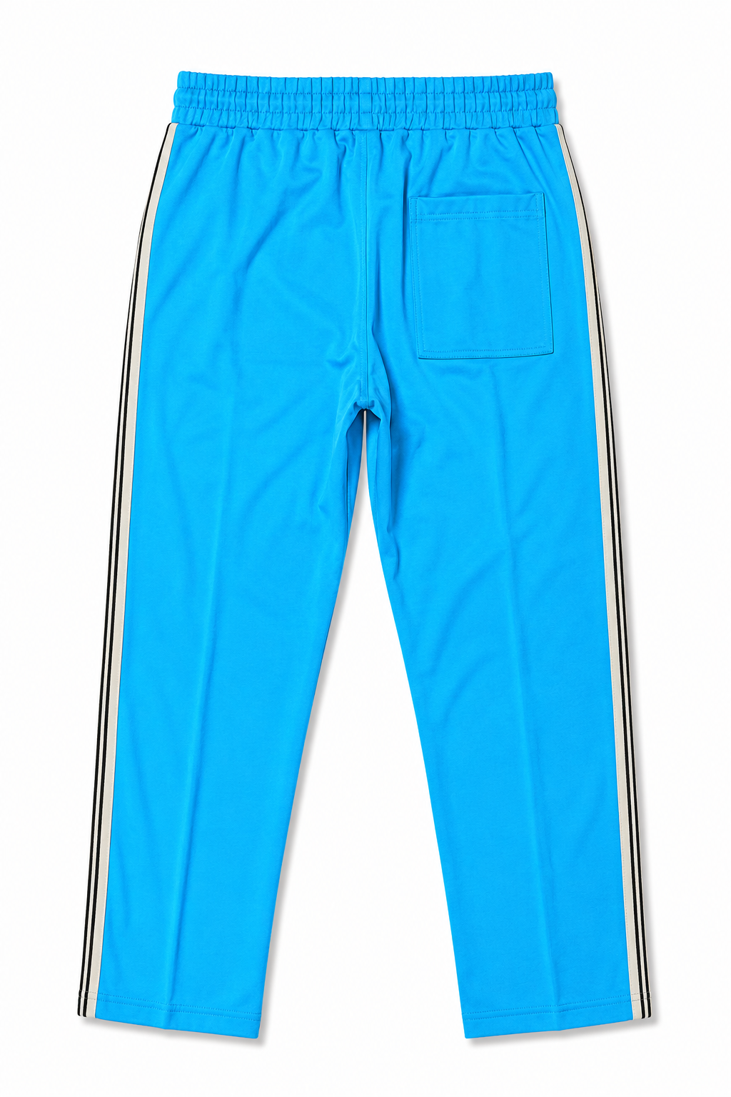 Set Bleu Bandes Noires & Crème – Plus Eighteen Off The System | T-Shirt + Jogging KS-6626