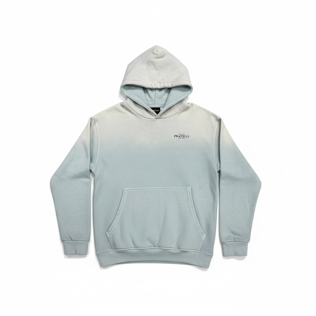 Ice Fade Hoodie = ALEXANDRO FRATELLI - Bleu