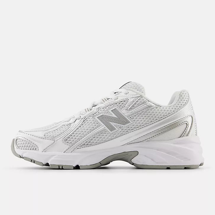 New Balance 740 White et Silver Metallic et Reflection