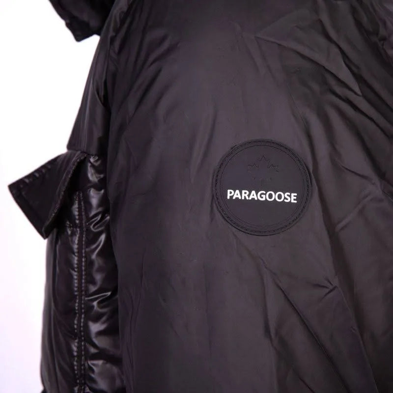 PARAGOOSE - DOUDOUNE, VESTE AVEC CAPUCHE AMOVIBLE - PAUL - BLACK