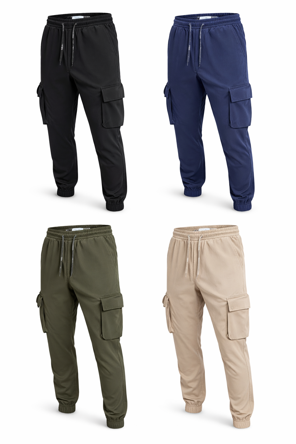 Bill Tornade Paris - Pantalon Cargo Jogger – Stretch – RÉF : 24506