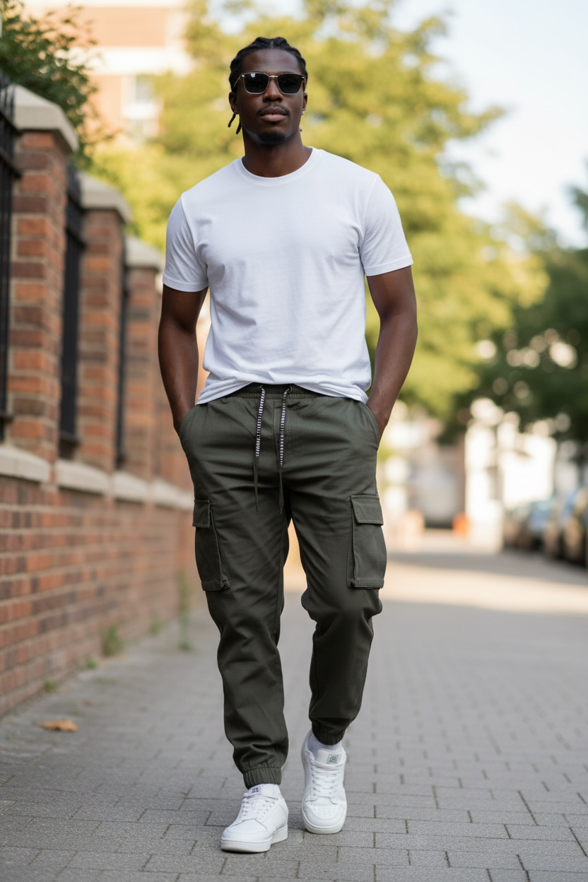 Bill Tornade Paris - Pantalon Cargo Jogger – Stretch – RÉF : 24506