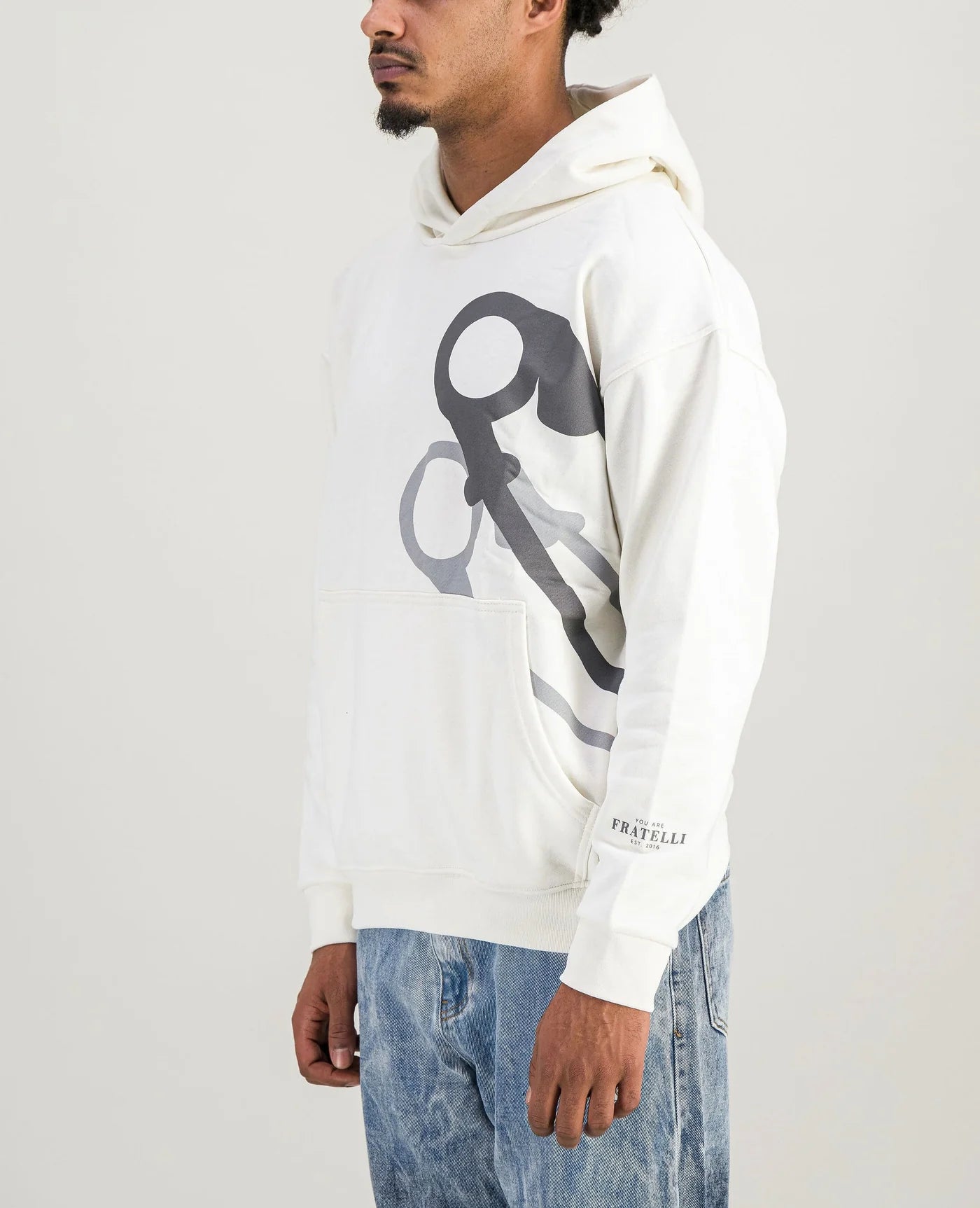 ALEXANDRO FRATELLI - SWEAT EPINGLE BLANC