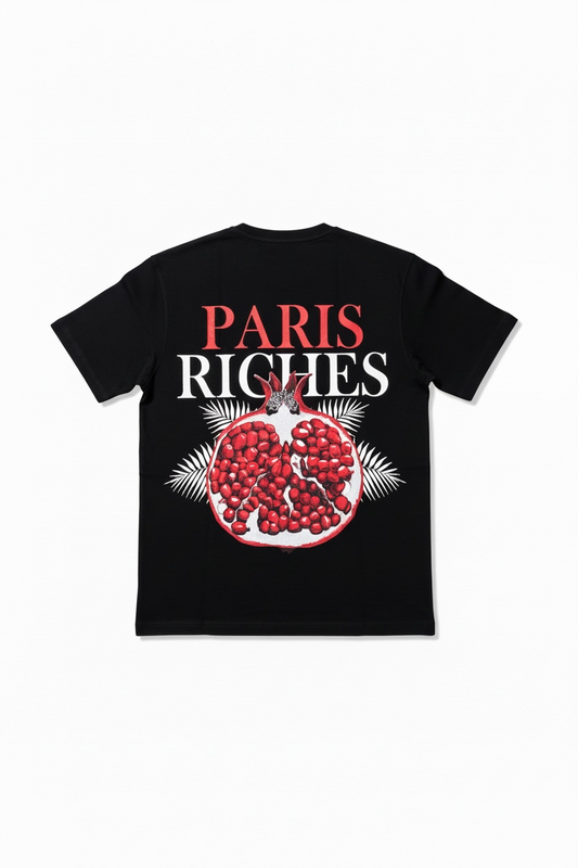 T-shirt Riches Paris Noir Réf: RCH-864 (Grenade)