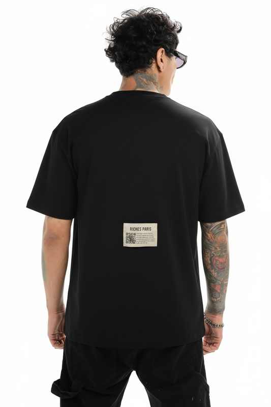 T-shirt Riches Paris Noir Réf: RCH-874 (Bougie)