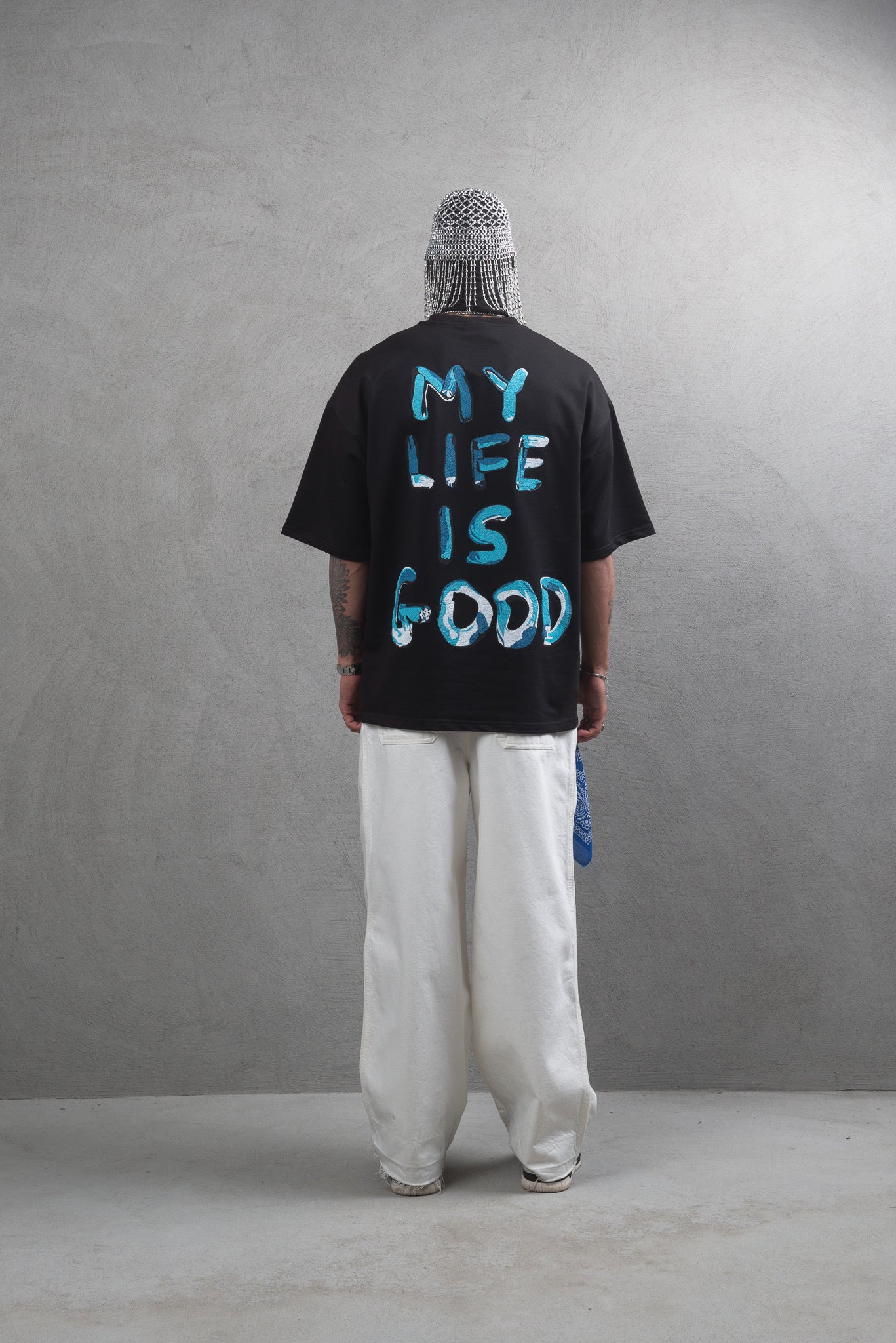 T-SHIRT OVERSIZE, My Life Is Good, Noir, Spring/Summer 25