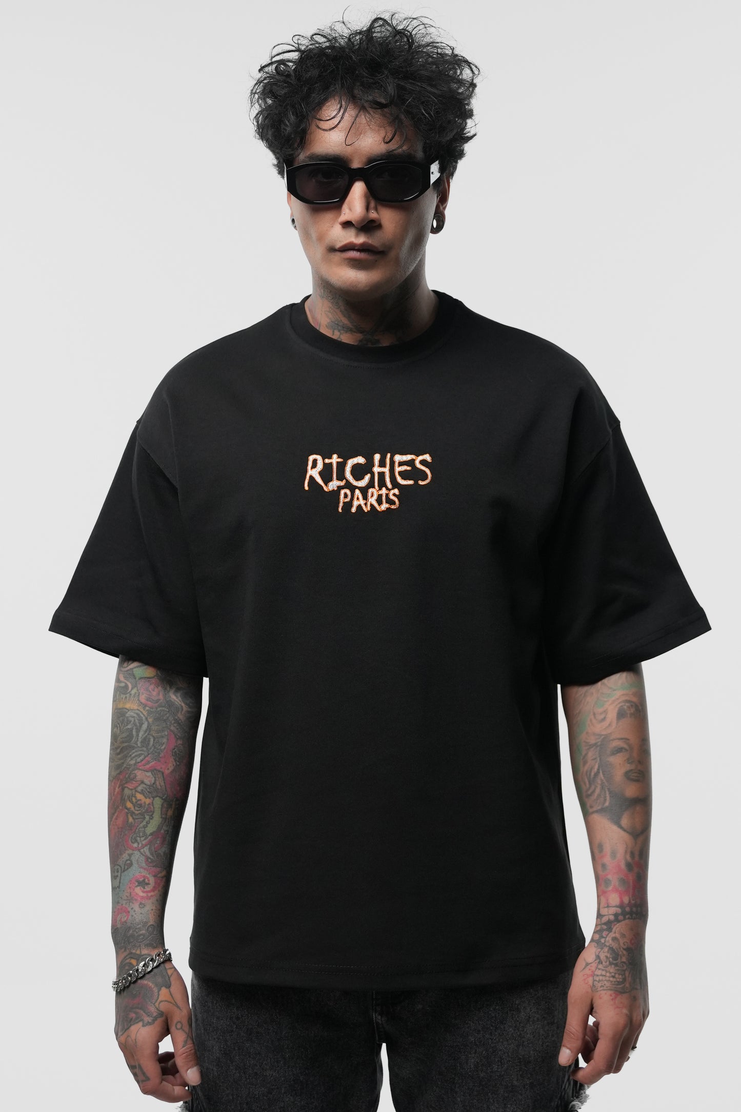 T-shirt Riches Paris x Popeye – Broderie Oversize