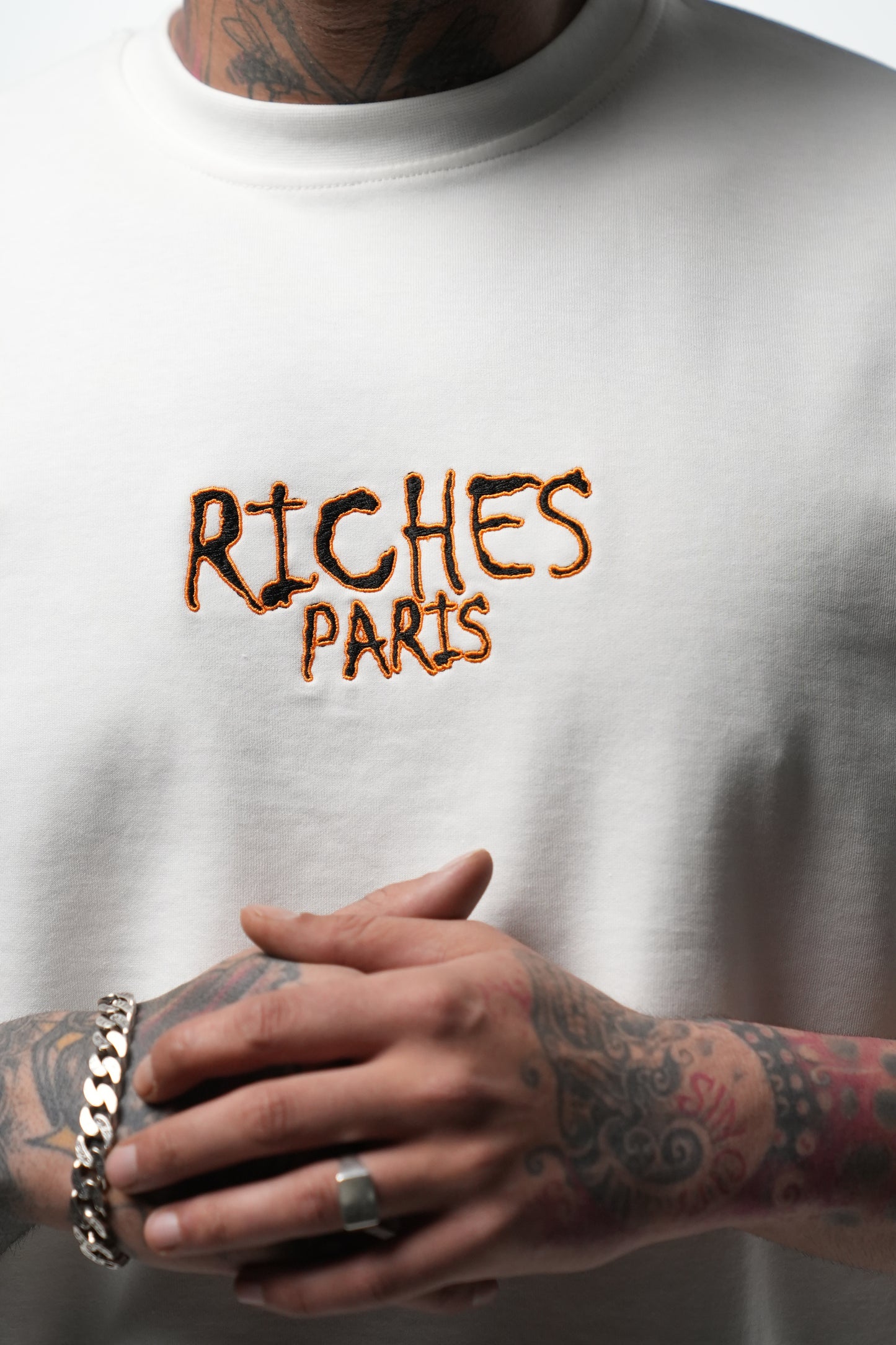 T-shirt Riches Paris x Popeye – Broderie Oversize