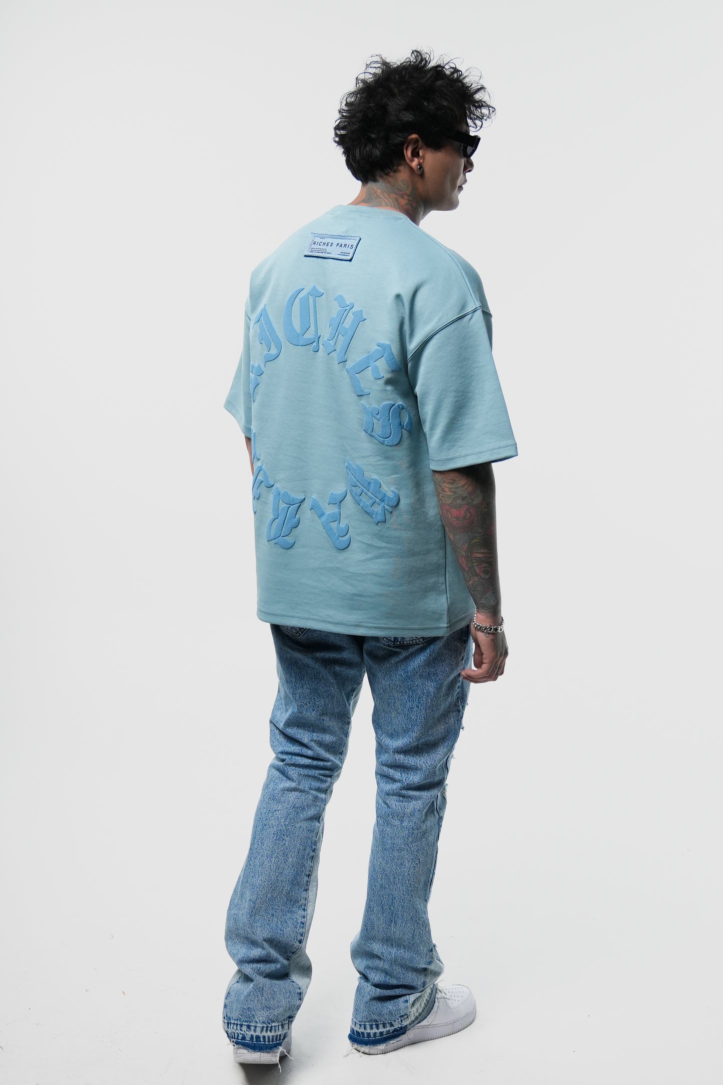 T-shirt Riches Paris – Écriture gothique