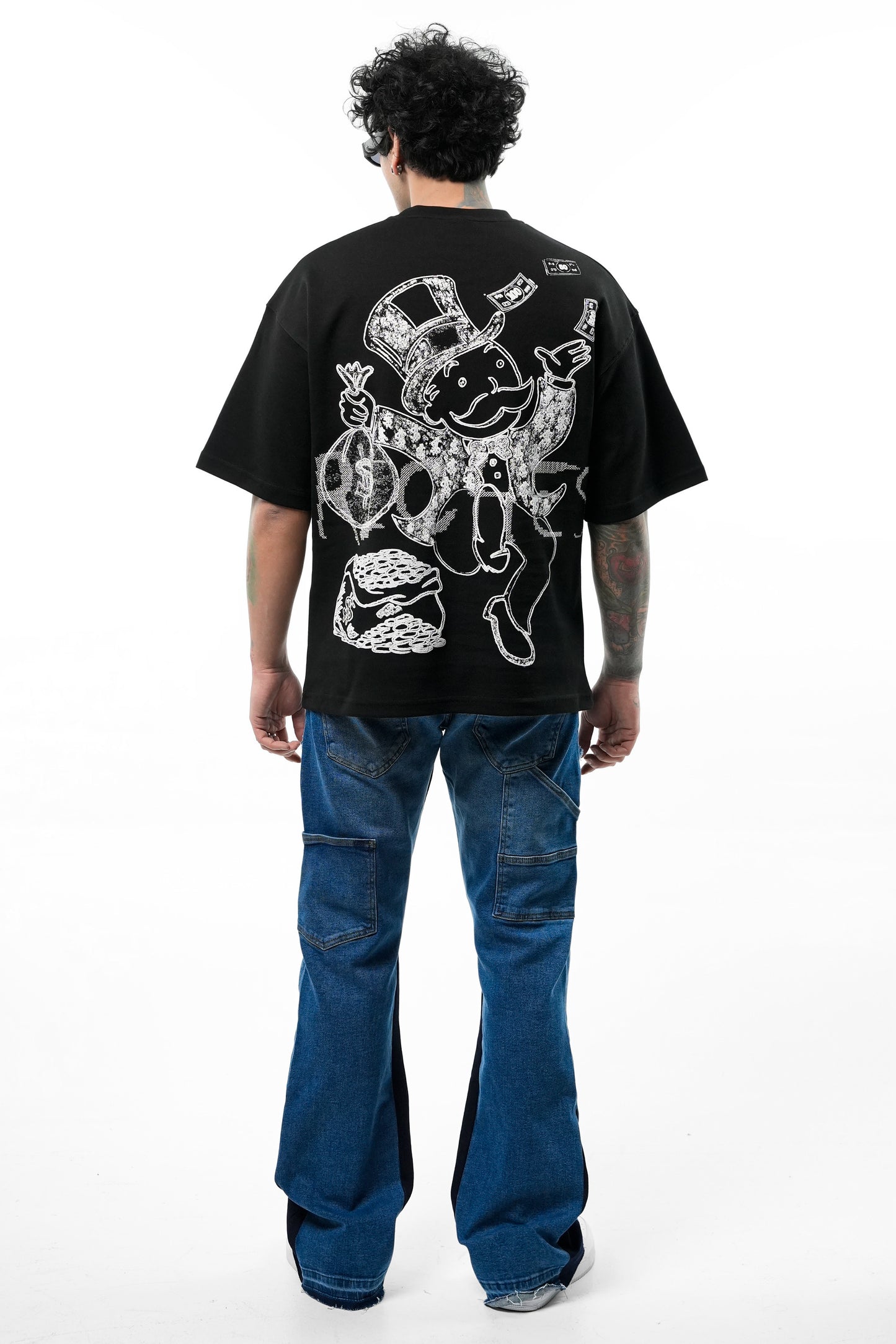 T-shirt Monopoly – Riches Paris | Streetwear Oversize