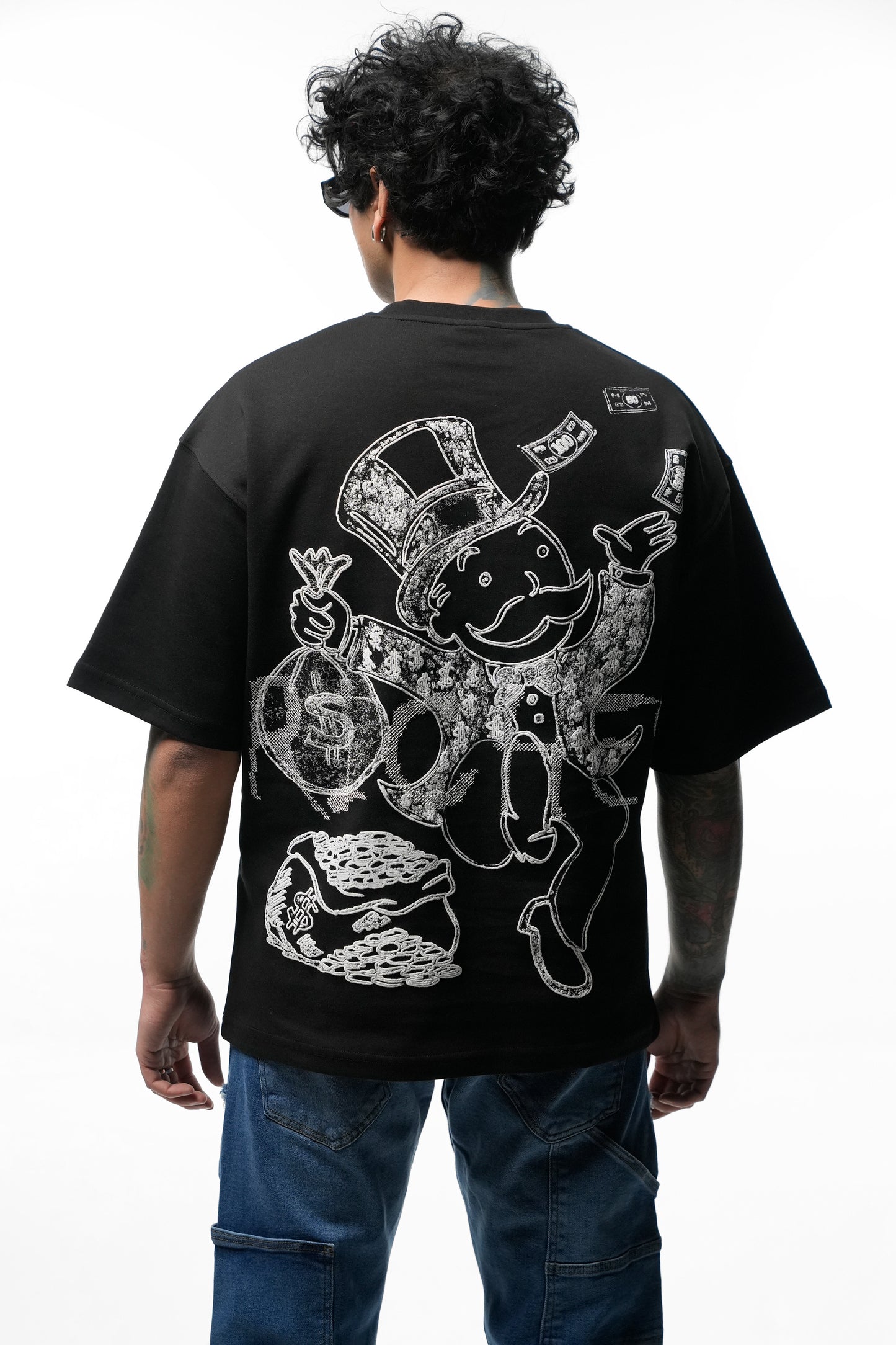T-shirt Monopoly – Riches Paris | Streetwear Oversize