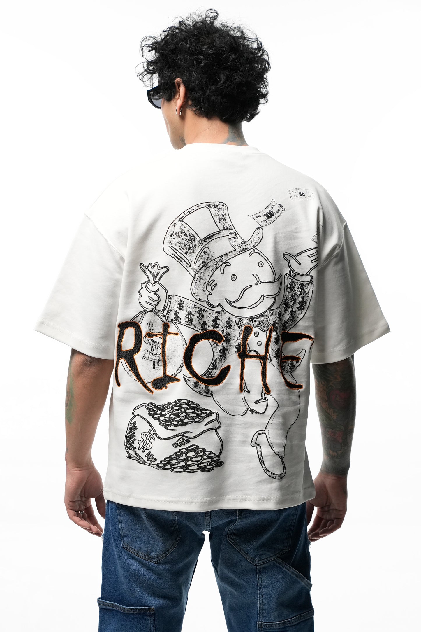 T-shirt Monopoly – Riches Paris | Streetwear Oversize