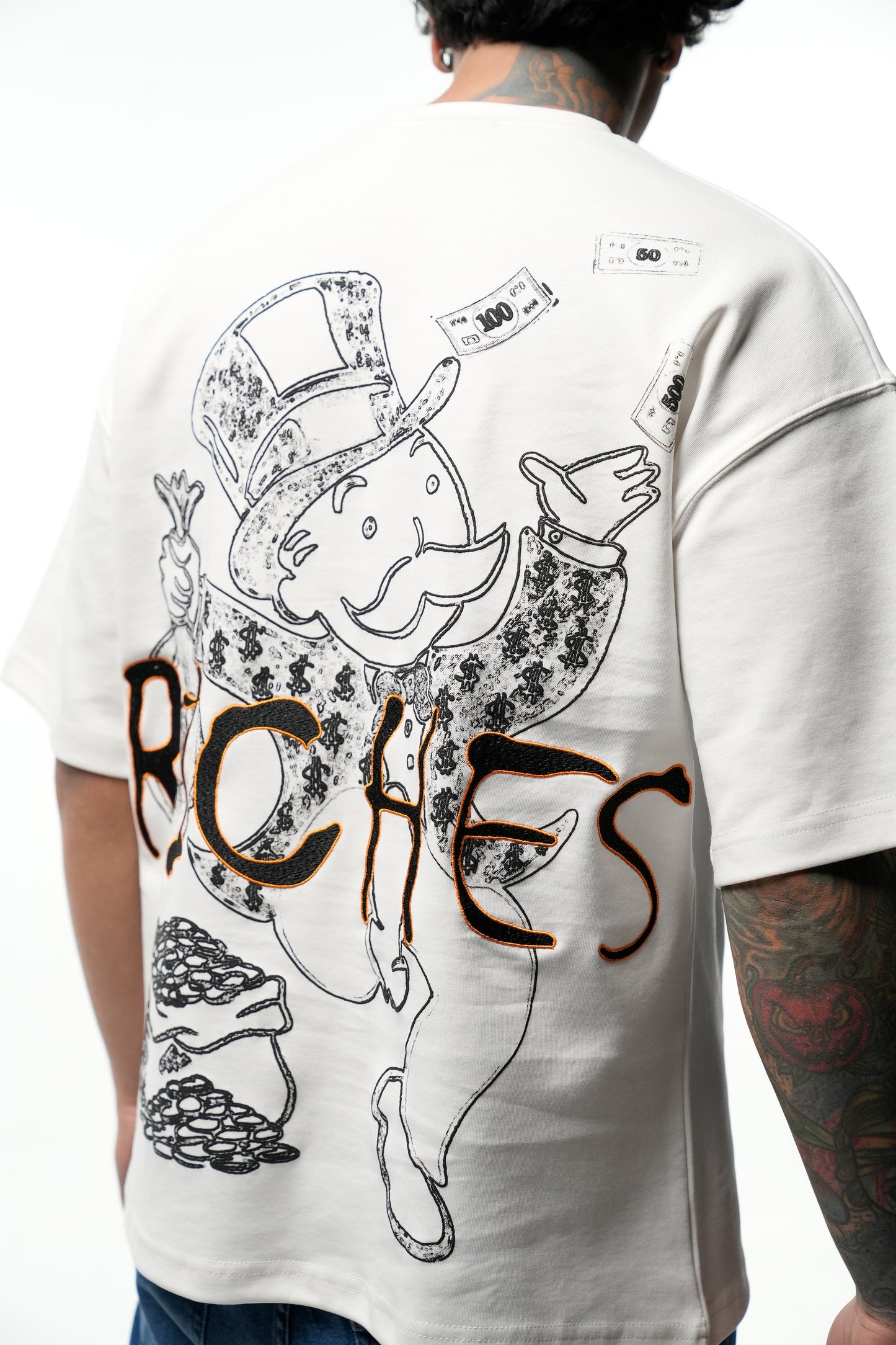T-shirt Monopoly – Riches Paris | Streetwear Oversize