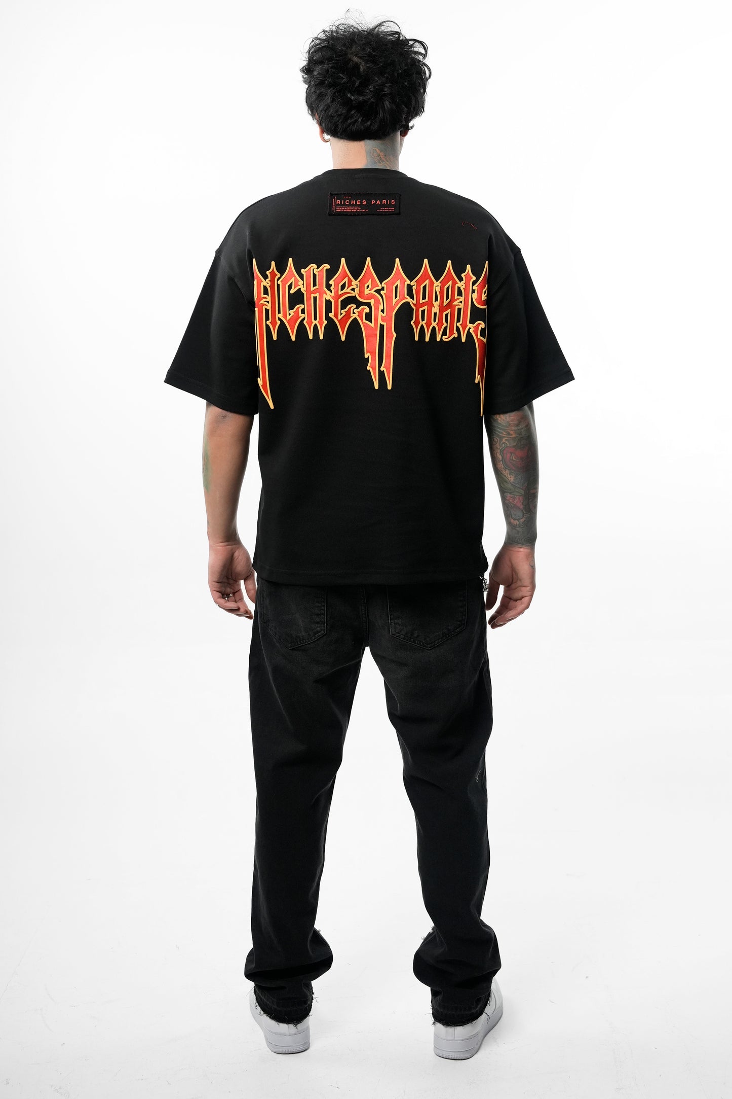 T-shirt Riches Paris Flamme – Streetwear oversize