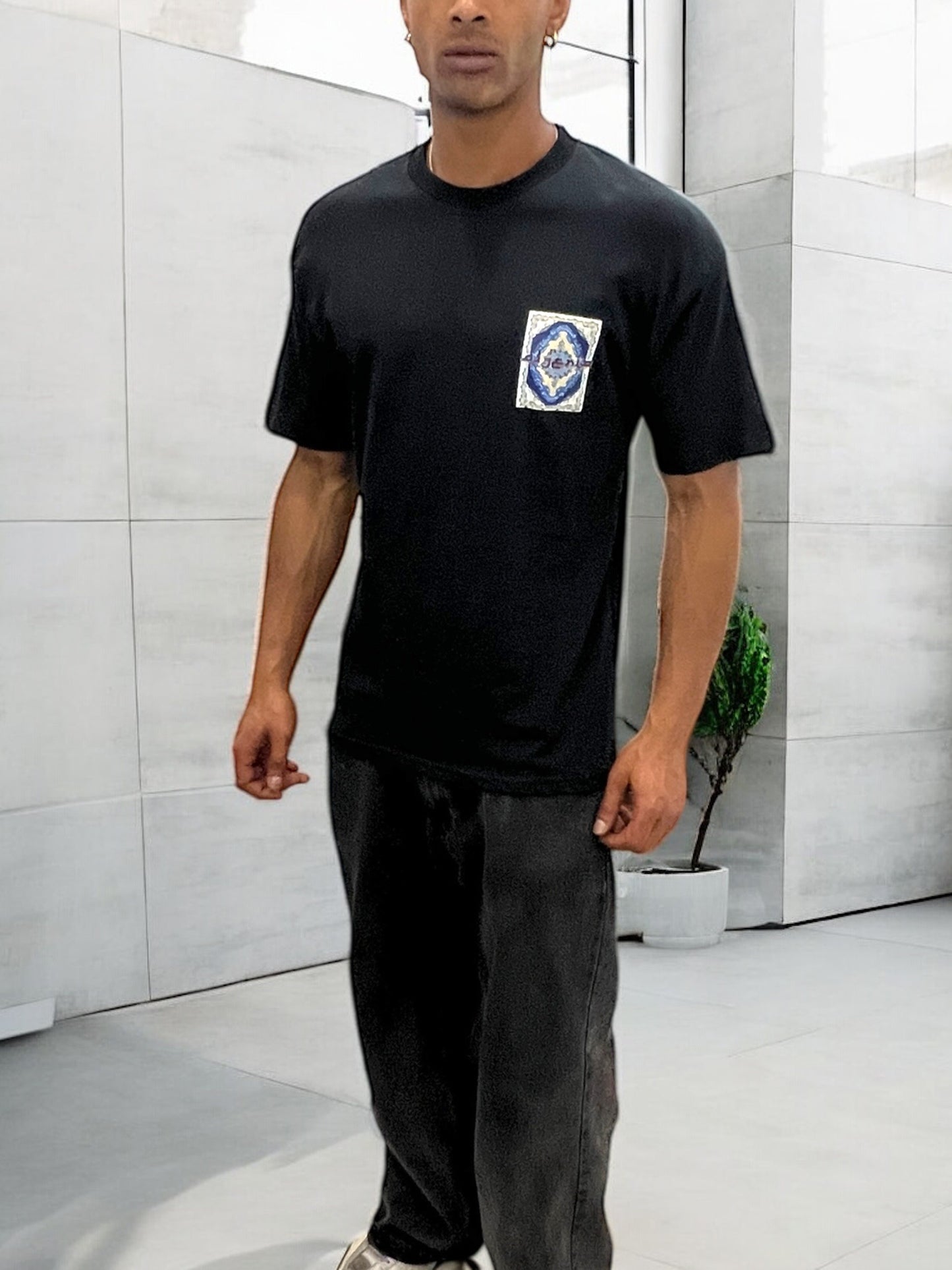 T-shirt ALGERIA TAFSIR AL-AHLAM - noir