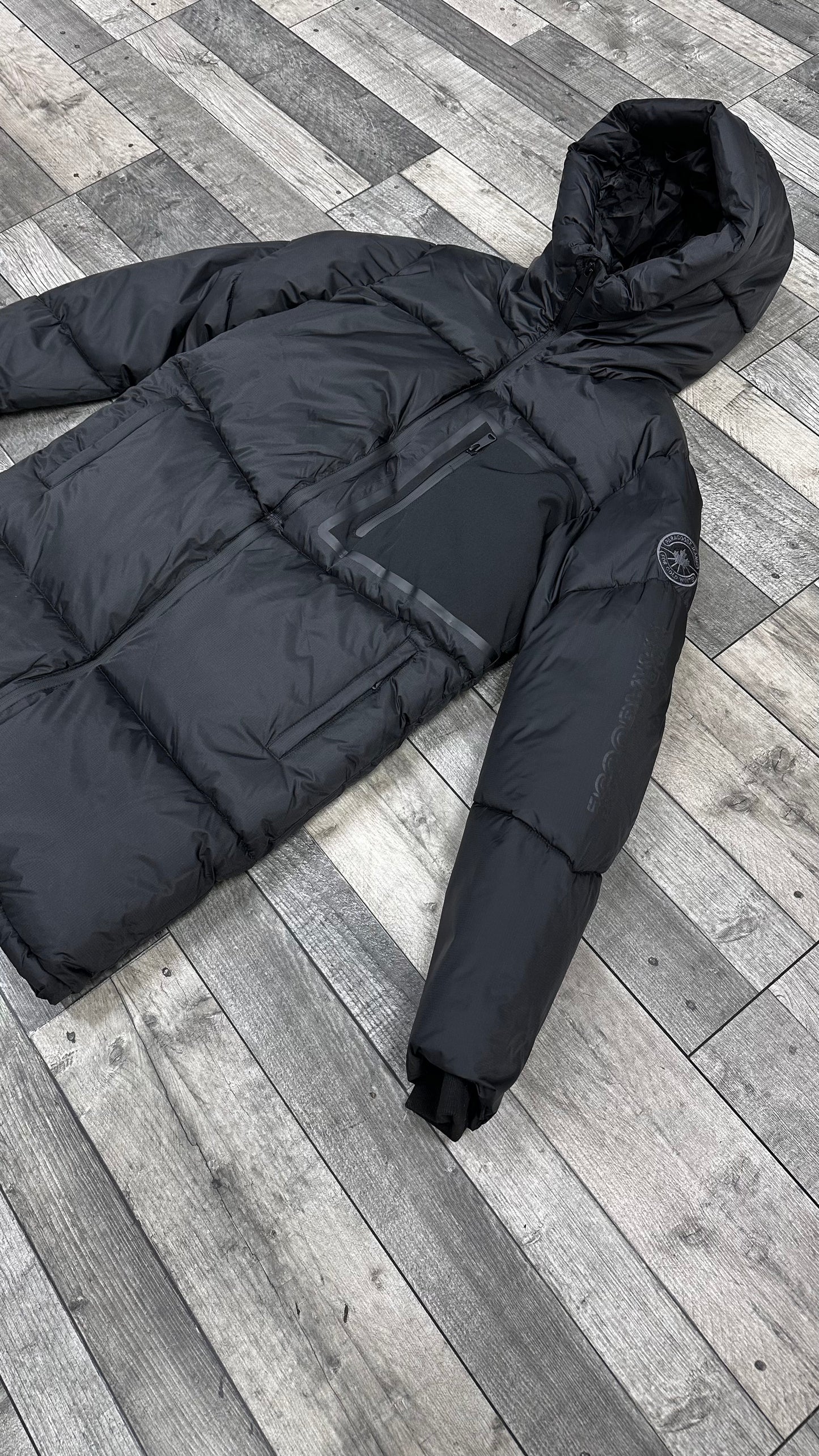 PARAGOOSE TWELVE – Doudoune longue noire homme