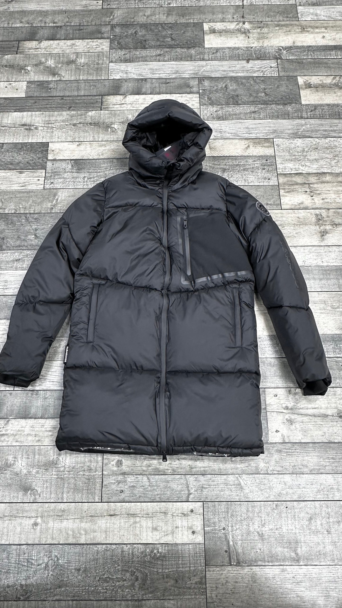 PARAGOOSE TWELVE – Doudoune longue noire homme