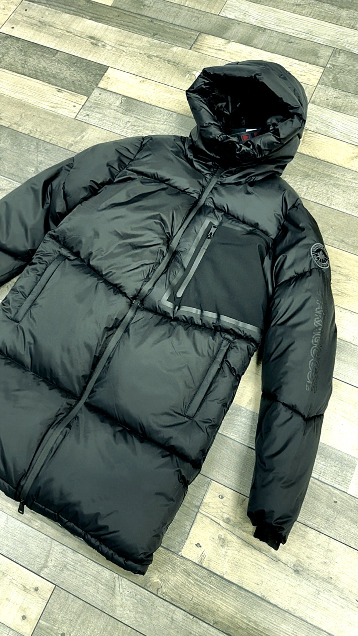 PARAGOOSE TWELVE – Doudoune longue noire homme