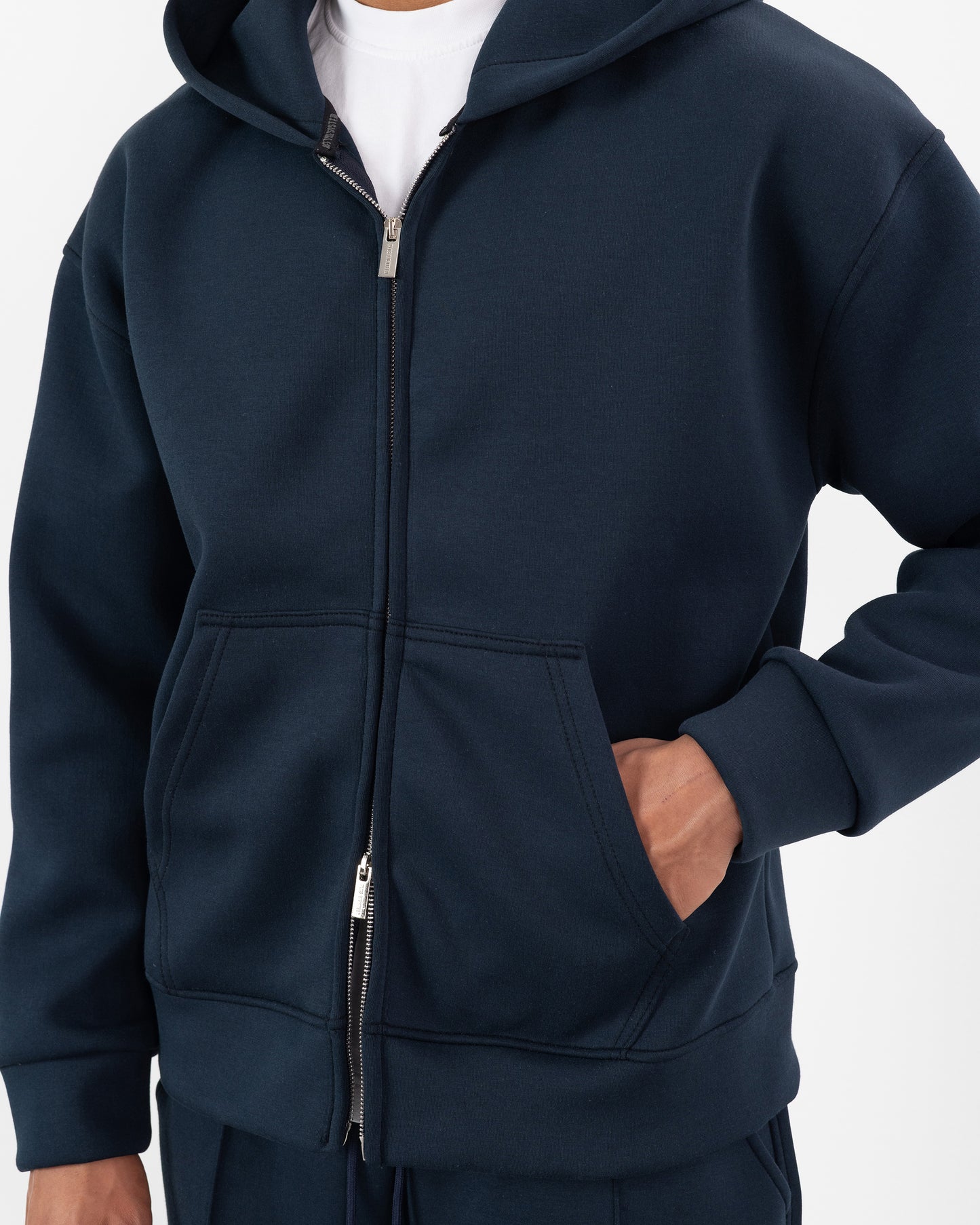 Ensemble Oversize SCUBA – Hoodie Zip + Jogging – Plus Eighteen - BLEU MARINE