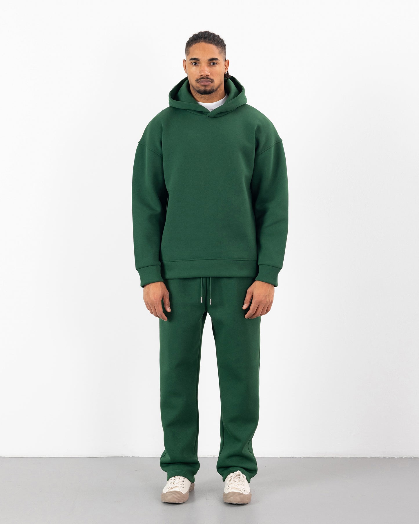 HOODIE CAGOULE SCUBA – Oversize Premium - VERT