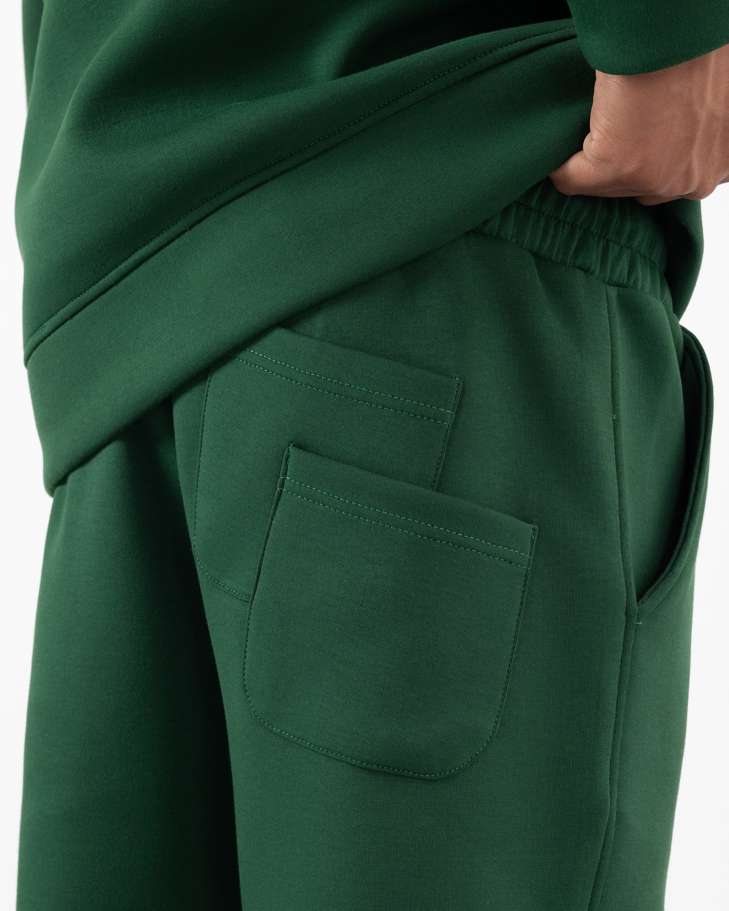 HOODIE CAGOULE SCUBA – Oversize Premium - VERT