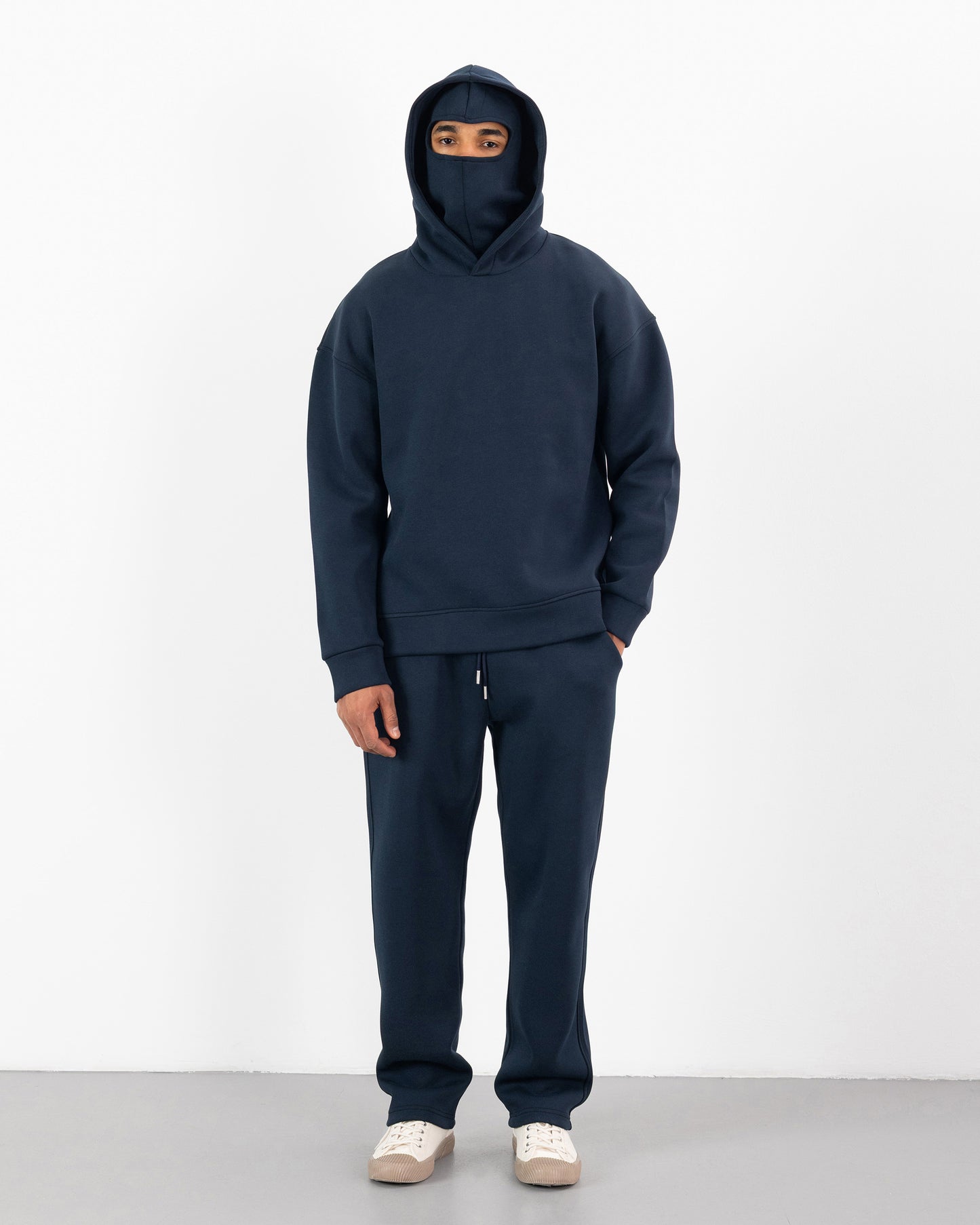 HOODIE CAGOULE SCUBA – Oversize Premium - Bleu Marine