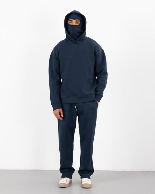 HOODIE CAGOULE SCUBA – Oversize Premium - Bleu Marine