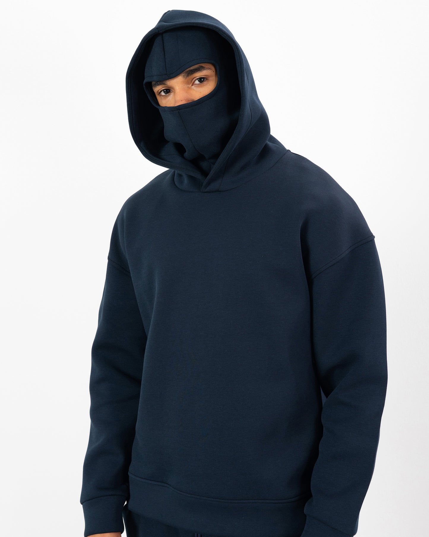 HOODIE CAGOULE SCUBA – Oversize Premium - Bleu Marine