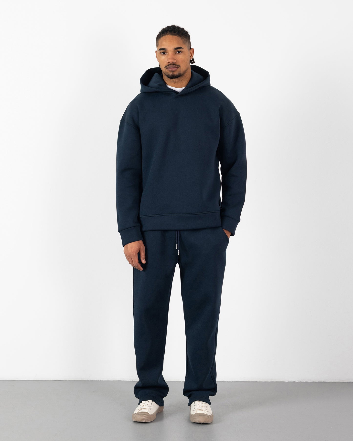 HOODIE CAGOULE SCUBA – Oversize Premium - Bleu Marine
