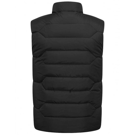 Madison - Doudoune Sans Manches Helvetica Noir – Gilet Matelassé à Grande Poche Frontale