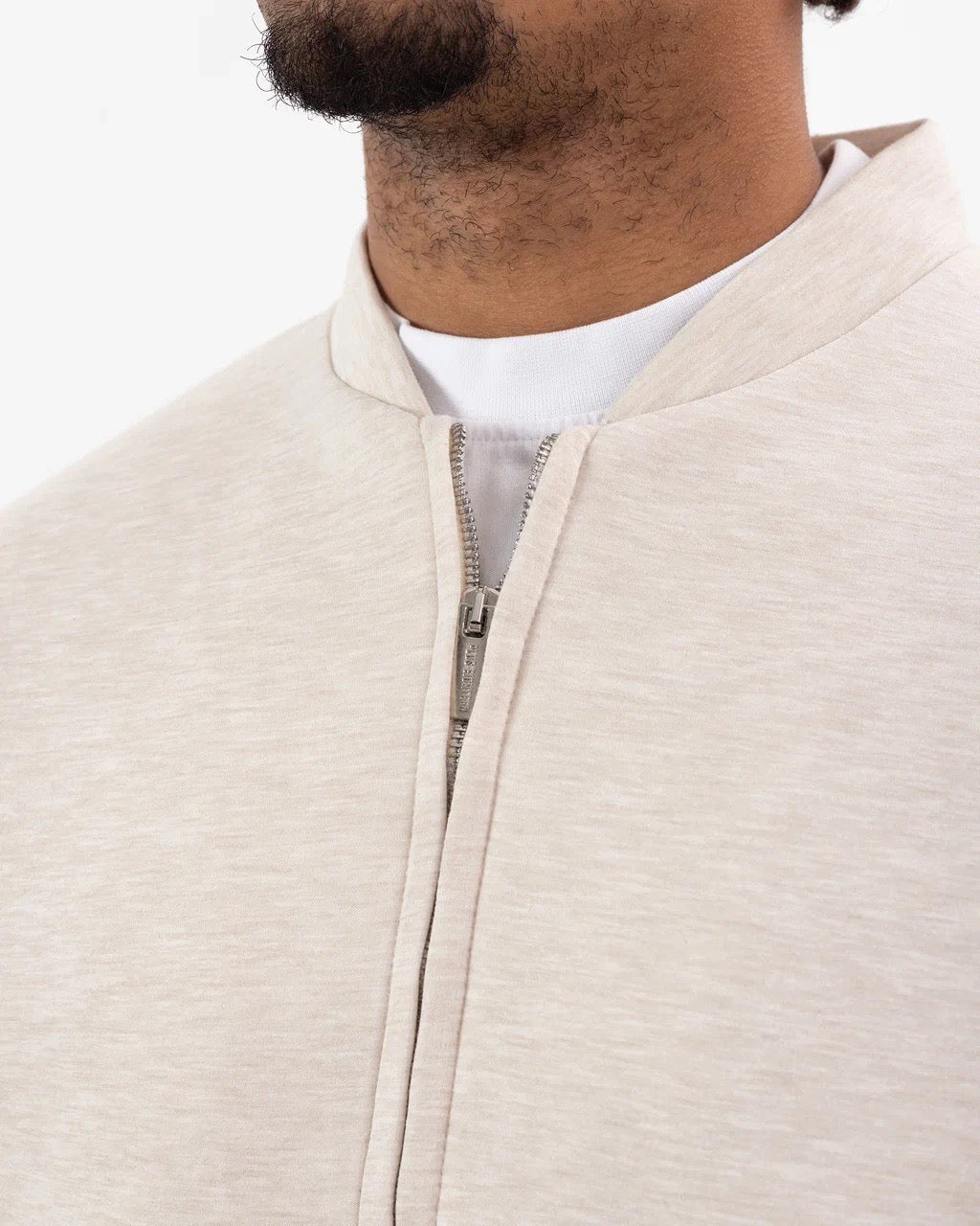 Survêtement Plus Eighteen – OFF THE SYSTEM (PD-7201) – Veste Zippée & Jogger Cargo Unisexe - Beige / Sable clair