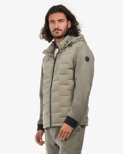 DOUDOUNE MATELASSÉE VERT  - CHABRAND