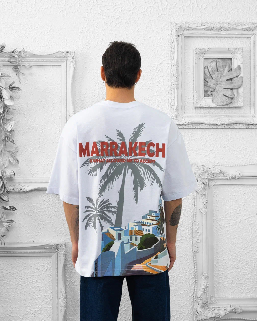 T-shirt Marrakech - Oversize Blanc