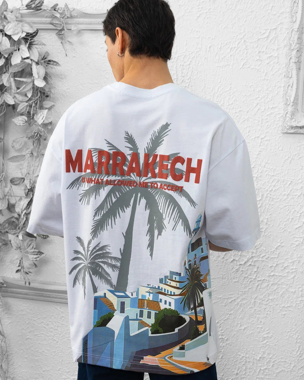 T-shirt Marrakech - Oversize Blanc