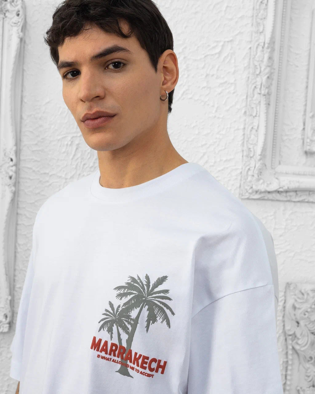 T-shirt Marrakech - Oversize Blanc