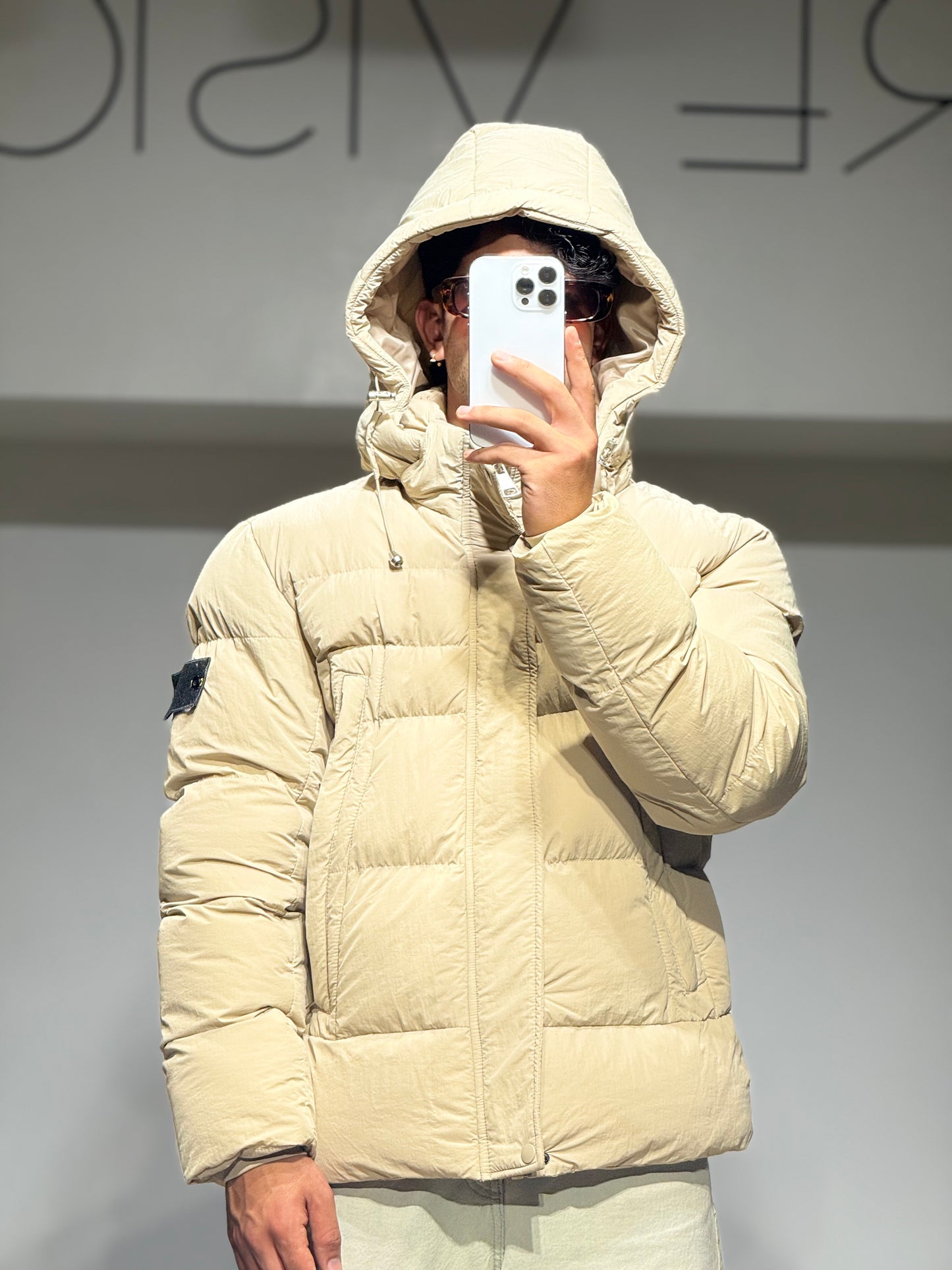 Doudoune X -FEEL 9905 Homme — Blouson Hiver Chaud à Capuche Amovible
