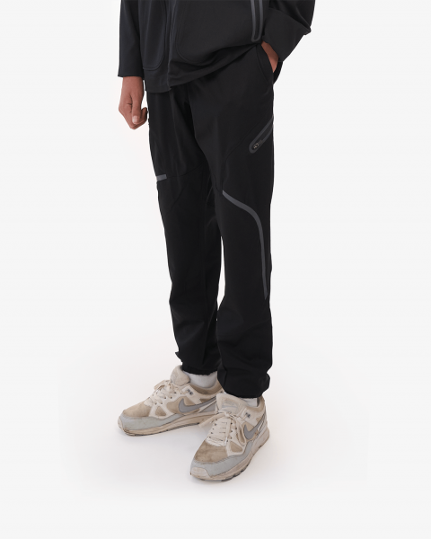 Pantalon Zippé Junior Chabrand — Noir (Tailles 8 à 14) ✅
